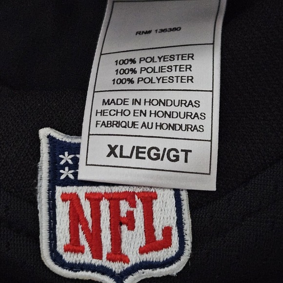 Cincinnati Bengals Jersey Men's Size XL Blank Jersey Pro line Black NWOT - Picture 3 of 4